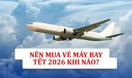 Nên mua vé máy bay Tết 2026 khi nào?